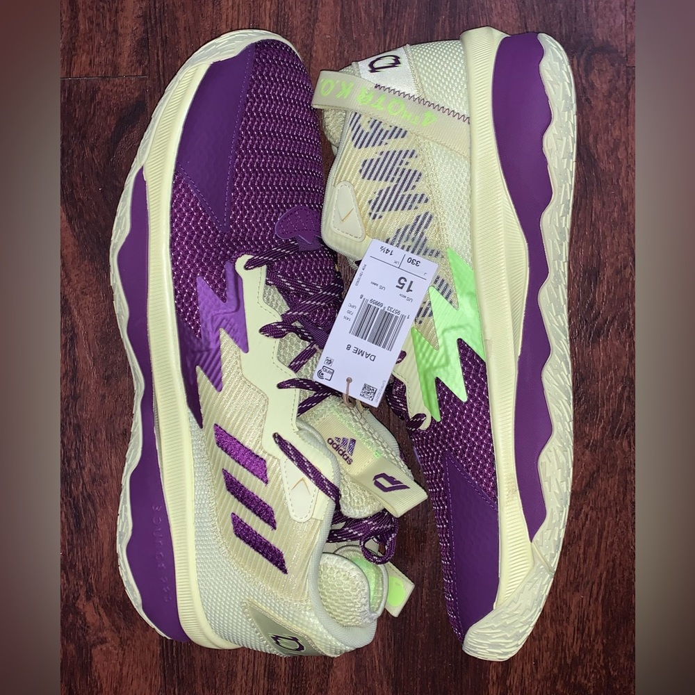 Adidas Dame 8 basketball shoes size 15